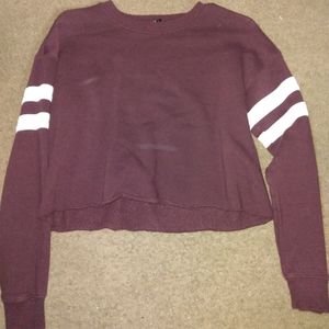 Small long sleeve crop top